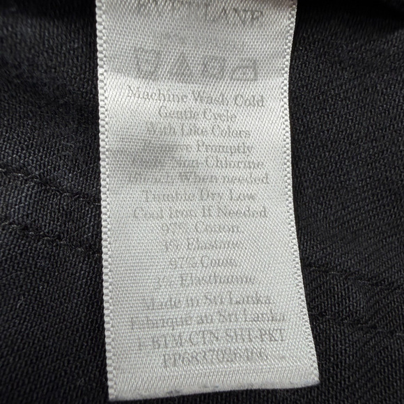 Everlane Women’s Black Chino Shorts High Rise Cotton Twill Sz 2 - Picture 7 of 7